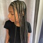 Individual knotless Braids