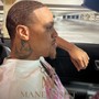 Haircut w/ Hairline Replacement (ManWeave)