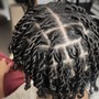 Invisible Locs on Natural Hair