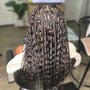 Goddess knotless Braids