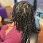 Natural hair plays/ box braids