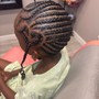 Kid's scalp Braids