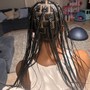 Individual/Box Braids Top of Head