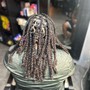 Natural Hair Box Braids (S)