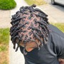 Loc retwist (above shoulder)