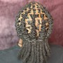 Loc retwist (above shoulder)