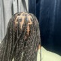 Knotless large braids