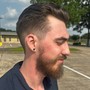 Beard Trim with barber edge up