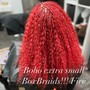 Small Knotless Box Braids/ bra strap