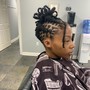 Medium Braids Or Flat Twist  (All Hair Up)