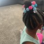 Kid's Braids feedin ponytail (medium)