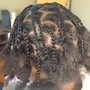 Parting: Large Braids