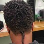 Natural hair: Finger Coils