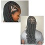 Small Knotless Braids