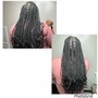 Medium Knotless Braids