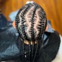 Feed-in braids/cornrows