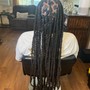 Retwist w/two strands or plaits