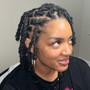 2 large feed in braids