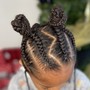 Kid box braids (natural hair)