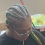 Two strand twist natural hair (medium)