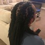 Dreadlock touch up and style