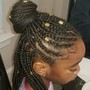 Sew-in ponytail