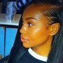 Sew-in ponytail