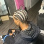 Men’s Straight-back Cornrows (2-6)