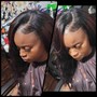 Sew-In Weave with leave out