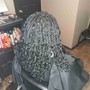 Shampoo, trim, and Silk Press (Option #3)