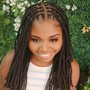 Small Box Braids (Shoulder length)