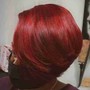 Pixie or Short cut w/ relaxer, styling