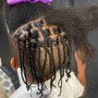 Natural Hair Individual Braids (Large)