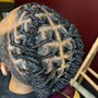 Knots (men box braids with natural hair)