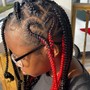 Medium Lemonade Boho Knotless Braids