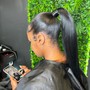 Quick Weave touch up & style