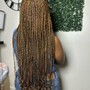 Rose bob boho knotless box braids