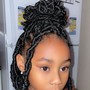 Little girl  scalp braids/box braids