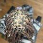 Mens Invisible Locs- SMALL