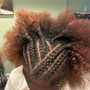 Natural hair Tribal braids