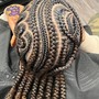 4-6 Stitch Braids w/ Quick weave