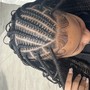 4-6 Stitch Braids w/ Quick weave