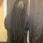 Ghana Braids  Medium mind back Length