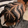 Jumbo knotless braids