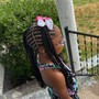 Kid's Braids with Weave