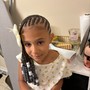 Kid's Braids with Weave