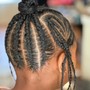 Kid's Braids - No Added Braiding hair