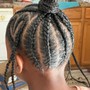 Kid's Braids - No Added Braiding hair