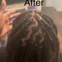 Loc Re-twist (Medina length, neckline to shoulders