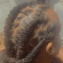 Box Braid take down